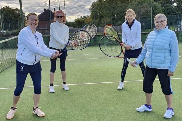 From left are Nicky Herbert, Jan Jackson, Jo Rowe and Chris Stevens