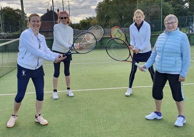 From left are Nicky Herbert, Jan Jackson, Jo Rowe and Chris Stevens