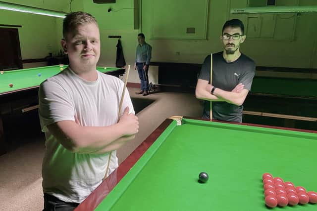 Winner Rhys Coleman (left) and runner-up Duncan Tomblin.
