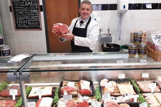 Paul McDonald, one of the butchers at the award-winning March House Farm Shop at Great Dalby EMN-200211-165914001