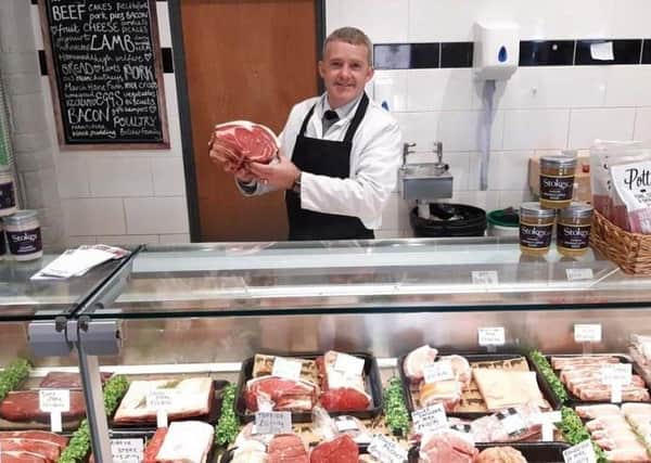 Paul McDonald, one of the butchers at the award-winning March House Farm Shop at Great Dalby EMN-200211-165914001