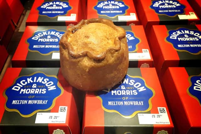 The Dickinson and Morris Melton Mowbray pork pie EMN-200511-171327001