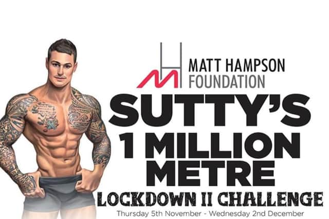 Matt Hampson Foundation personal trainer, James Sutliff, is spearheading a one million metre challenge for the charity EMN-200511-132321001