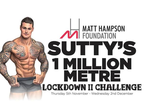 Matt Hampson Foundation personal trainer, James Sutliff, is spearheading a one million metre challenge for the charity EMN-200511-132321001