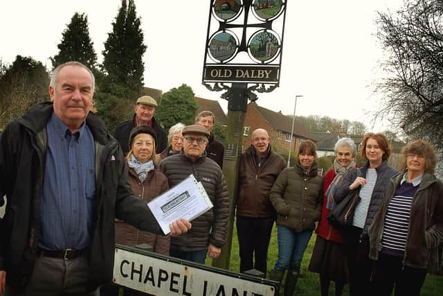 Russ Hamer and some of the other Old Dalby Day volunteers pictured back in 2018 when they were appealing for more help to keep the popular event going EMN-201011-112208001