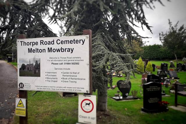 The Thorpe Road cemetery in Melton EMN-201119-130636001