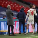 Gareth Southgate with Jack Grealish. Photo: Getty Images.