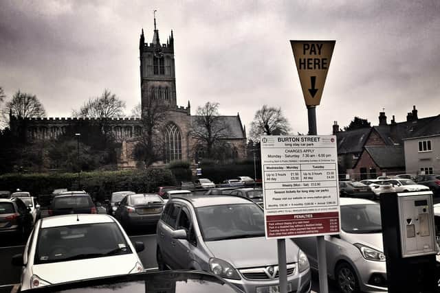 Burton Street car park in Melton EMN-201122-160302001