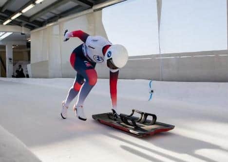 Amelia Coltman has been competing in Latvia.