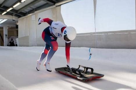 Amelia Coltman has been competing in Latvia.