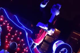 The Melton Mowbray and District Round Table's Santa float has raised more than ?1,700 for local charitable causes PHOTO: Supplied EMN-161229-145528001