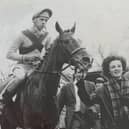 Former jump jockey Phil Harvey, who has passed away aged 77, pictured in the 1960s after securing one of his 92 race wins EMN-201125-142808001