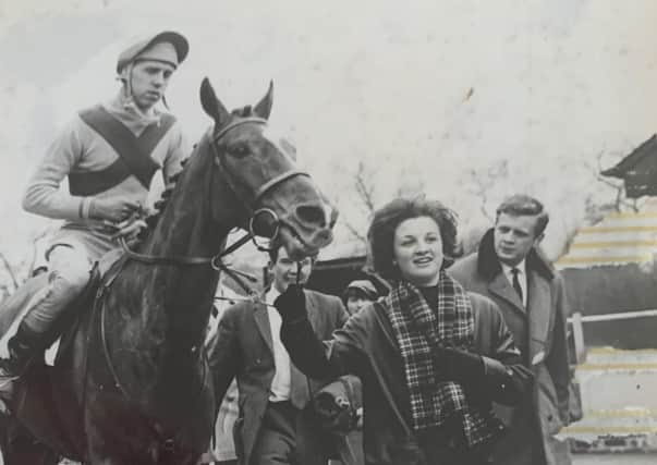 Former jump jockey Phil Harvey, who has passed away aged 77, pictured in the 1960s after securing one of his 92 race wins EMN-201125-142808001