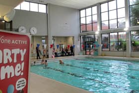 The swimming pool at Waterfield Leisure Centre EMN-201126-172740001