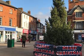 Melton Market Place, where a Christmas market had been due to take place this weekend EMN-201130-091542001