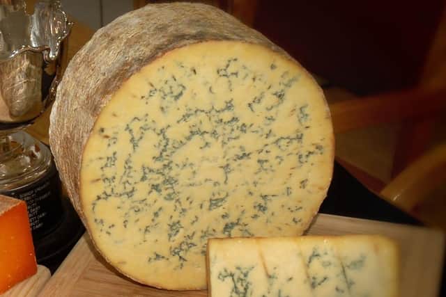 One of Long Clawson Dairy's champion cheeses from the 2018 Melton Fatstock Show, Blue Stilton EMN-200312-160232001