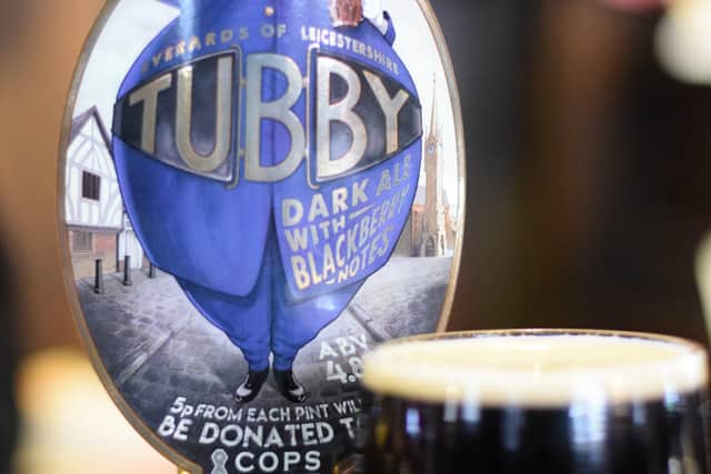 Tubby ale, brewed by Everards of Leicestershire EMN-200312-180731001