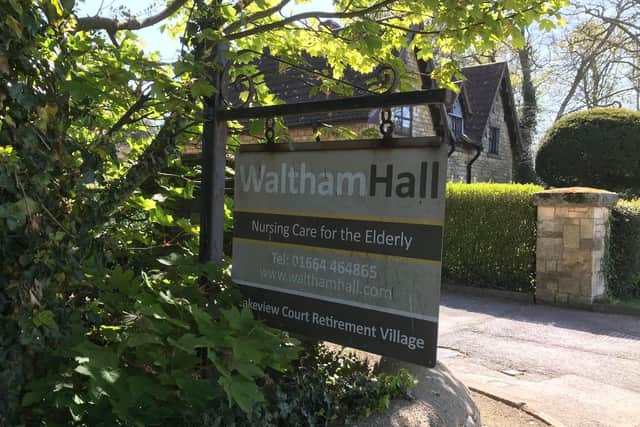 Waltham Hall nursing home at Waltham-on-the-wolds EMN-200712-132947001