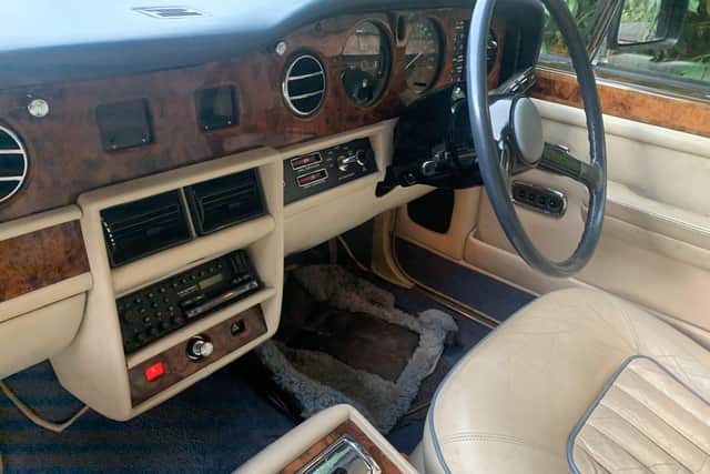 The interior of 20-year-old Cormac Boylan's Rolls Royce EMN-201213-170639001