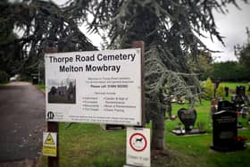The Thorpe Road cemetery in Melton EMN-201229-123045001