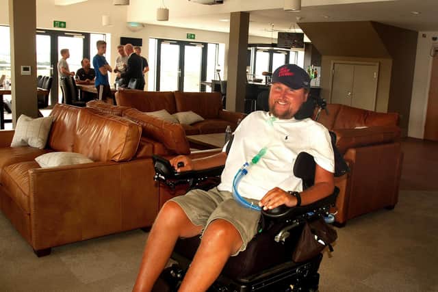 Matt Hampson, who has been awarded an OBE, pictured in the lounge area at the Get Busy Living centre at Burrough-on-th-Hill EMN-201230-122214001