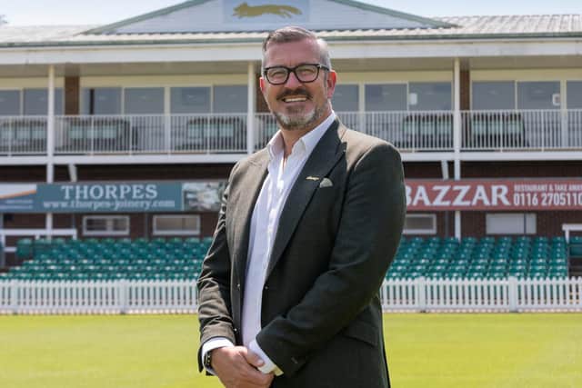 Leicestershire CEO Sean Jarvis.