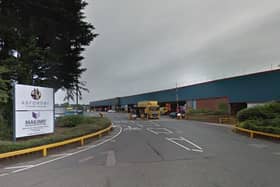 The entrance to Asfordby Storage and Haulage on Saxby Road, Melton EMN-210126-171223001