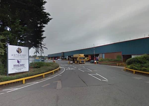 The entrance to Asfordby Storage and Haulage on Saxby Road, Melton EMN-210126-171223001