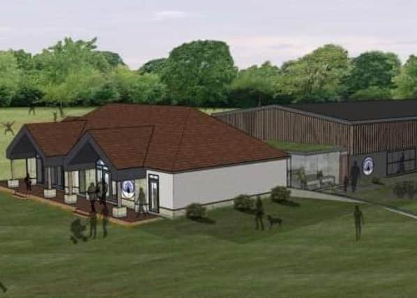 An artist's impression of Belvoir Cricket and Countryside Trust's proposed new pavilion and indoor cricket school at Knipton EMN-210102-121104001