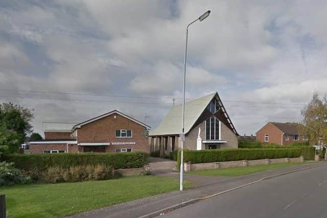 The Polish Club (left) on Sandy Lane, Melton, next to the Polish Church EMN-210128-184425001