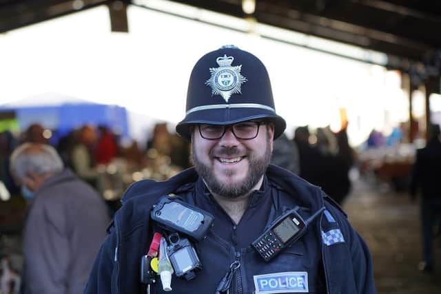 Pc Davey Rawlings, of Melton and Rutland Police, who has been named Leicestershire Police's Dedicated Neighbourhood Officer of the Year EMN-210216-175118001