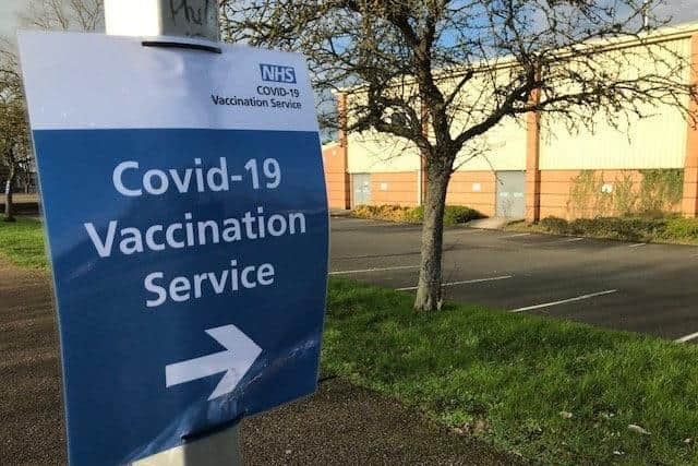 The Melton Vaccination Centre at Melton Sports Village, off Burton Road EMN-210222-172600001