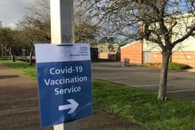 The Melton Vaccination Centre at Melton Sports Village, off Burton Road EMN-210223-172115001