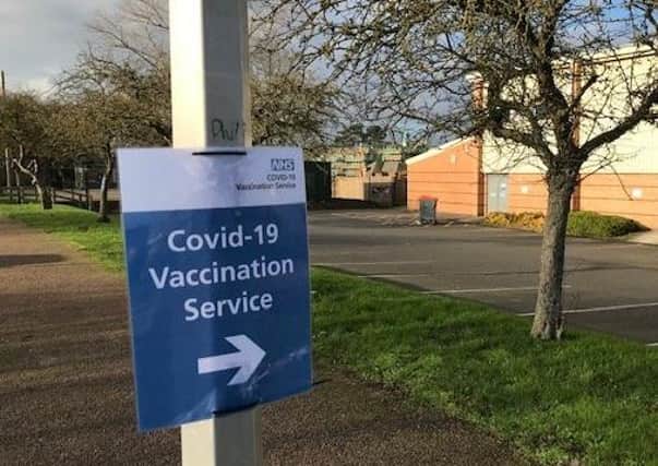 The Melton Vaccination Centre at Melton Sports Village, off Burton Road EMN-210223-172115001