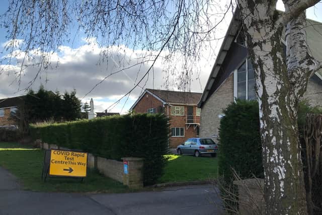 The rapid result keyworker Covid test centre at the Polish Club in Melton EMN-210203-171207001