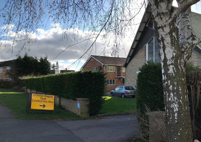 The rapid result keyworker Covid test centre at the Polish Club in Melton EMN-210203-171207001