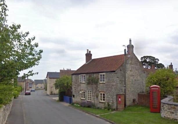 The old phonebox in Sproxton which is available for adoption as a community resource EMN-210316-094433001