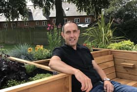 Jason Young, who has passed away aged 49, at the Friendly Bench in Bottesford EMN-210317-142941001