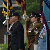 The flag-raising ceremony for Armed Forces Day outside the Melton Borough Council offices in June 2019 EMN-210318-112251001