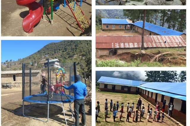 Shree Panchakanya School in Pokhari, a remote village in Nepal, which is being revived thanks to a campaign involving members of Melton Belvoir Rotary Club and The Gurkha Welfare Trust EMN-210319-174252001