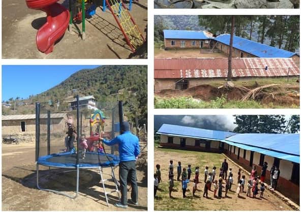 Shree Panchakanya School in Pokhari, a remote village in Nepal, which is being revived thanks to a campaign involving members of Melton Belvoir Rotary Club and The Gurkha Welfare Trust EMN-210319-174252001