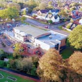 An aerial view of Waterfield Leisure Centre in Melton
PHOTO Mark @ Aerialview360 EMN-210323-182013001