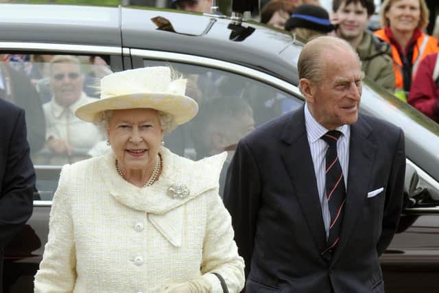 The Queen, who celebrates her Platinum Jubliee next year, with Prince Phillip, pictured in 2009 EMN-210325-154020001