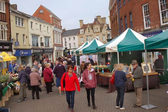Melton's new market stalls in place for the Easter Saturday launch event EMN-210704-131243001