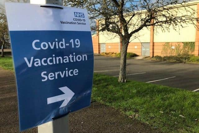 The Melton Vaccination Centre at Melton Sports Village, off Burton Road EMN-210104-182103001