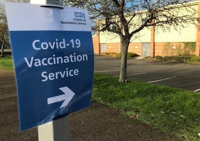 The Melton Vaccination Centre at Melton Sports Village, off Burton Road EMN-210104-182103001