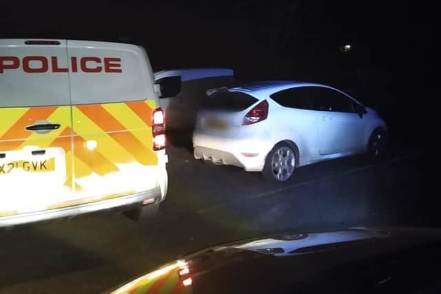 The scene of anti-social behaviour at Melton Country Park where police took action after vehicles were reported to be being driven dangerously EMN-210504-130359001