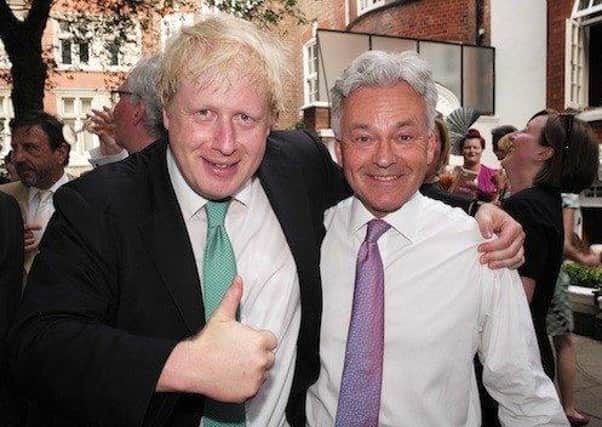 Melton MP Sir Alan Duncan (right) pictured with Boris Johnson before he became Prime Minister EMN-210604-131011001