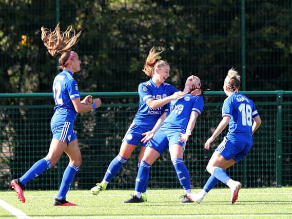 Plumptre (left) celebrates. Photo: Getty Images