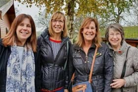 From left, sisters Paula Young, Andrea Fiford and Jan Hughes, with their mum, Carole Dyson EMN-210414-101231001